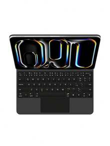 Bao da kiêm bàn phím cho iPad Pro 11"/13" M5 M4 2025/2024, các dòng A2836 A2837 A3006 A3357 A3358 A3359 A3007 A3360, bao da kiêm bàn phím cảm ứng đa điểm không dây từ tính thông minh có đèn nền. - Xem 26