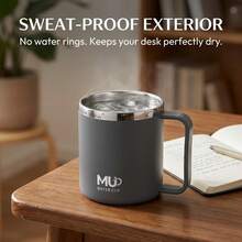 304 Stainless Steel Drinking Cup Portable Coffee Mug Double Layer Cup For Cold And Hot Drinks Sealed Reusable Tumbler - Multicolor - View 10