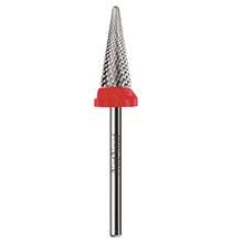NotNoot 3/32 Inch Cross Cut Tapered Safety Carbide Drill Bit, Suitable For Nail Trimming, Cuticle Removal, Gel Nail Removal, Suitable For Manicure And Pedicure - Red - View 3