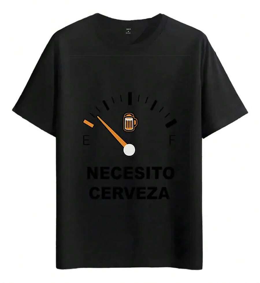 Muscle Freaks T-Shirt - I Need Beer - Loose And Comfortable Style - Black - View 1