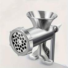 Vegetable Manual Meat Grinder, Multi-Functional Kitchen Tool Food Processor, For Meat And Vegetables, Stainless Steel Hand-Cranked Meat Grinder With Table Clamp, Non-Electric - View 9