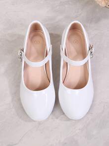 2026 New High Heel All-Season British Campus Student Ballet Princess Shoes - White - View 11
