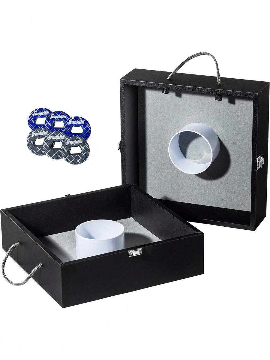 Sports Washer Set - (2) 12x 12 Folding Targets - Portable Fun - Beach, Tailgating, Parties - Bottle Cap Washers The Best Gift For Father - Fiberboard - View 1