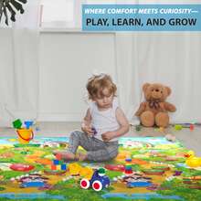 Crystals Kids Soft Foam Educational Game Play Mat - Green-2 - View 8