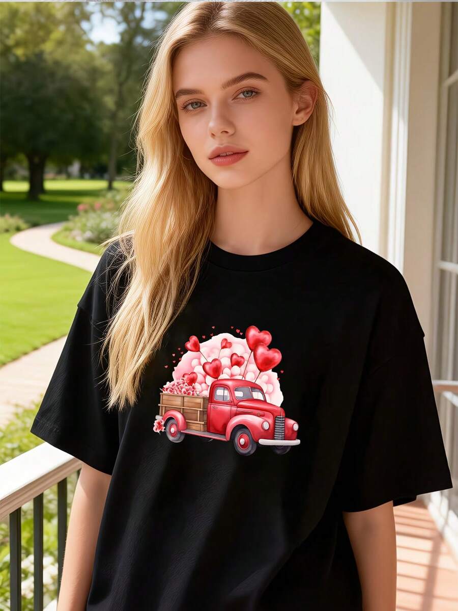 Women T-Shirts - Black - View 1