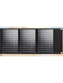 Panel solar, cargador de batería con panel solar plegable, adecuado para estación de energía portátil, generador, Apple, computadora portátil, puerto tipo C y campamento al aire libre en autocaravana, salida de CC (controlador no incluido) - A - Ver 15