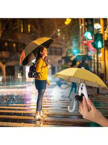 1 pièce Support de téléphone avec parapluie, mini parasol pour téléphone, ventouse style poing réglable, visière anti-éblouissement universelle, convient pour une utilisation en extérieur - A - Voir 7