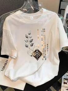 Halloween Graphic T-Shirt - White - View 1