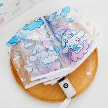 SANRIO 这款可爱的三丽鸥Hello Kitty透明自动折叠伞，采用8根铁质伞骨，搭配塑料伞面和伞柄，休闲时尚。可折叠的透明伞面印有卡通图案。非常适合夏季消暑，是海滩、旅行、母亲节礼物、花园、夏季郊游、毕业典礼、庆祝毕业、徒步旅行等各种场合的理想之选。它是一款必备的便携物品，也是送给自己、朋友和家人的完美礼物。 - 傘 - 查看 19