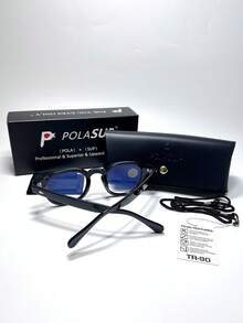 1 Set Montura de Gafas Retro con Remaches TR90 Estilo Clásico Plano de Moda Estilo Callejero Montura de Gafas Personalizada de Alta Gama Gafas sin Graduación Montura de Gafas Personalizada Estilo Artístico de Campus Retro Montura Redonda de Gafas Plano Montura de Gafas Versátil con Estuche de Gafas de PU - Multicolor - Ver 4