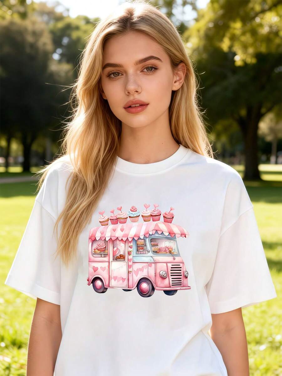 Women T-Shirts - White - View 1