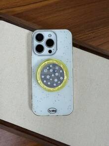 Summer Floral Mirror Grip Phone Holder, With Makeup Mirror, Multifunctional Desktop Stand, Slouchy Portable Bracket - Multicolor - View 11