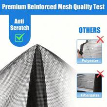 1pc Magnetic Screen Door Curtain - Heavy Duty Insect Mesh With Self-Sealing Technology, Easy Installation Without Tools, All Season Use, Suitable For Bedroom, Living Room - Door Curtain - View 8