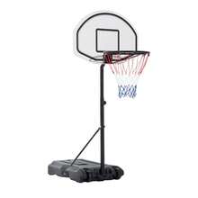 28" X 19" Backboard Adjustable Pool Basketball Hoop System Stand Kid Poolside Swimming Water Maxium Applicable Ball Model 7# White & Black ﻿ - White - View 4
