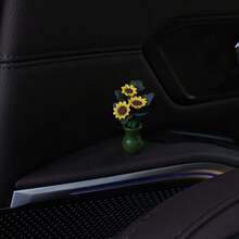 1pc Premium Creative Minimalist Luxury Vase Car Center Console Ornament/Car Desktop Decoration Mini Vase Sunflower Car Interior Decor - Small Vase - View 6