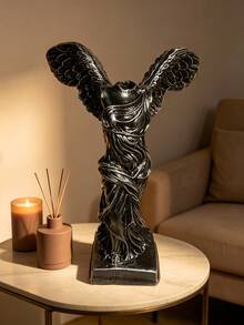 1 Stück Siegesgöttin Statue Heim Dekoration Skulptur Kunstwerk, geeignet für Wohnzimmer, Schlafzimmer, Büro Schreibtisch Präsentation, klassische mythologische Figur Tisch Ornament - A - Übersicht 1