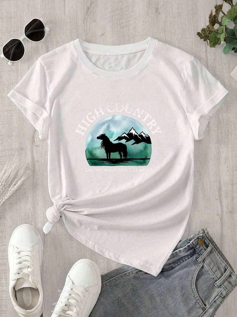 Halloween Graphic T-Shirt - White - View 1