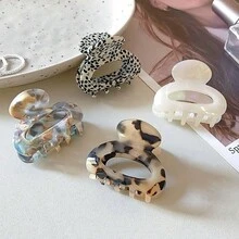 2 cái kẹp tóc nhỏ mùa hè, kẹp tóc hình bạch tuộc & cá mập thanh lịch, phù hợp trang trí kiểu tóc hàng ngày, phụ kiện cho nữ - Nhiều màu - Xem 5