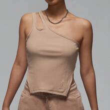 Nike/Jordan 正品女款透氣時尚不對稱羅紋背心 FN5799-244 - FN5799-244 - 查看 7