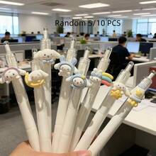 SANRIO 10支装三丽鸥卡通签名笔，美乐蒂卡通缝纫笔，创意文具礼品，适合教师节、派对、返校季等场合 - A - 查看 8