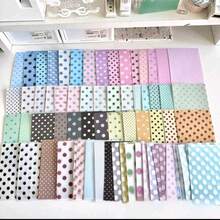 64 Sheets Polka Dot Color Block Vellum Paper, Semi-Transparent Inner Pages, Suitable For Scrapbooking, DIY Photo Albums, Planner Books And Travel Journals Handmade Sticky Notes - 1 Set - View 5