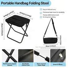 A Stylish, Lightweight, And Sturdy Stool That Is Easy To Pack And Suitable For Outdoor Camping, Fishing, Hiking, And Barbecues - Bag - View 2