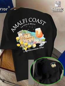 Women T-Shirts - Hitam - View 1