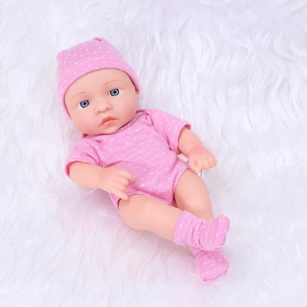 Muñeca Reborn de 20 de Silicona y Vinilo, Juguete Realista para Bebés, Regalo para Niños, Set de Decoración para el Hogar