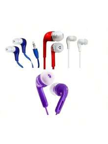 Kit 10 Fone de Ouvido com Fio Colorido Stereo Headphone - 0 - Visão 4