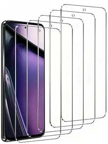 5片螢幕保護貼 適用於 /Nothing Phone，高解析度高硬度鋼化玻璃螢幕保護貼，支持指紋解鎖，防指紋防刮耐水耐用，安裝簡單無氣泡，相容手機殼，透明手機配件 適用於 Nothing Phone/Pixel Phone/手機 - 透明 - 無色 - 查看 32