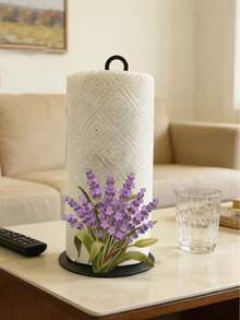 2D Floral Theme Design, Suitable For Kitchen Towel Rack, Bathroom Toilet Paper Holder, Multi-Functional Storage Rack And Sink Towel/Paper Holder - Multicolor - View 9