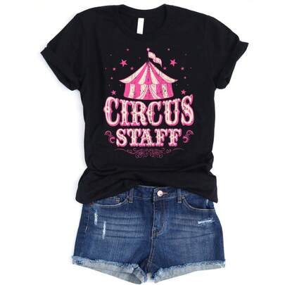 Circus Staff Shirt, Circus Themed Party, Circus Shirt, Girls Circus Birthday, Circus Shirt For Women, Circus Shirt Girl, Girls Circus Outfit Unisex