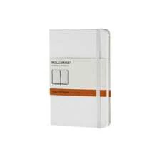 campus Caderneta Moleskine A6 Capa Dura Pautado Branco. Capa dura branca - Capa dura branca - Ver 2