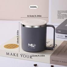 304 Stainless Steel Drinking Cup Portable Coffee Mug Double Layer Cup For Cold And Hot Drinks Sealed Reusable Tumbler - Multicolor - View 12