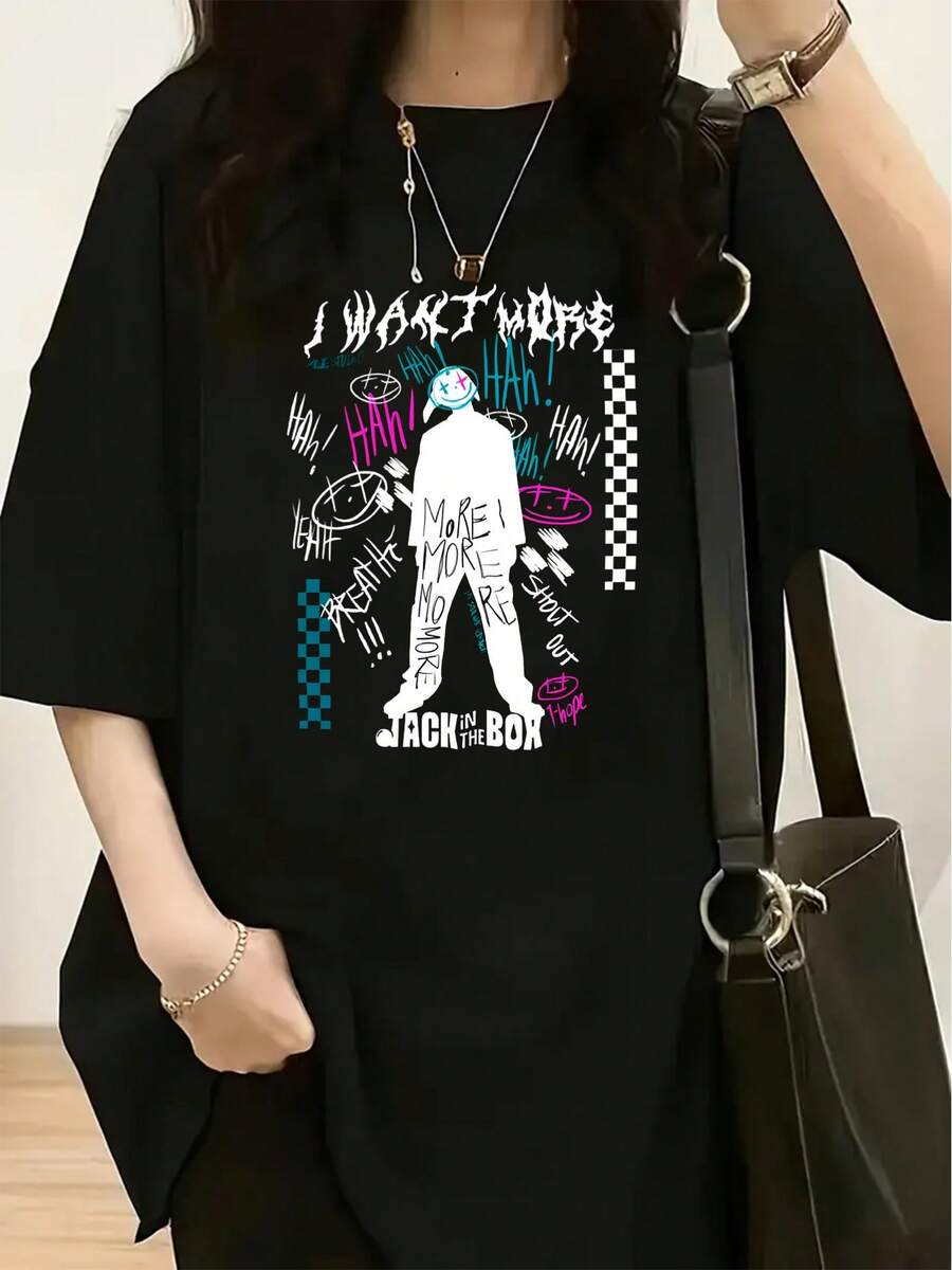 Women T-Shirts - Black - View 1