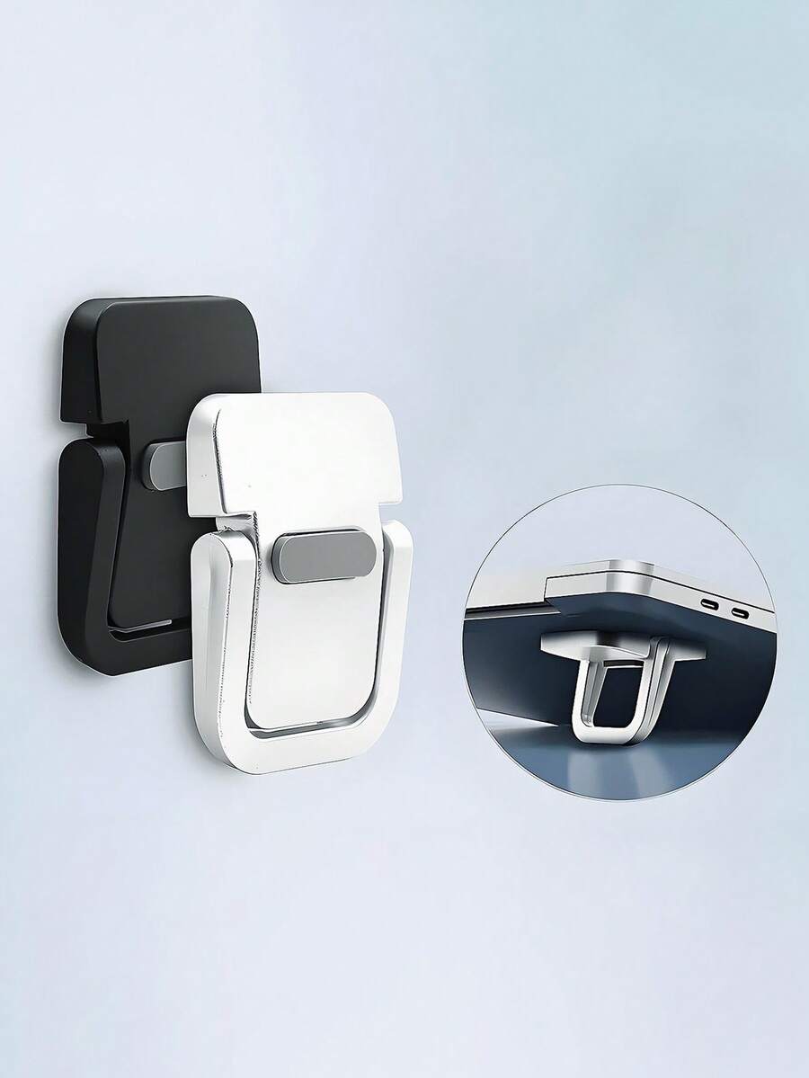 2pcs Laptop Stand Portable Feet Support Desktop Height Increasing Pad Invisible Keyboard Mini Support Bracket Foldable Base - Multicolor - View 1