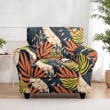 1 peça capa elástica estampada de 5 peças para cadeira, capa de sofá para sala de estar e quarto, à prova de pó, para todas as estações, removível e lavável - Multicolorido - Ver 14
