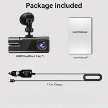 1件 1080P 黑色行車記錄器，配備 150mAh 鋰電池、2.0 吋 IPS 螢幕、紅外線夜視、G-Sensor 重力感應、循環錄影、停車監控、動態偵測，汽車 DVR，易於安裝，按鈕控制，時尚車用配件，耐用構造，適用於大多數車型，理想的新車禮物 - A22 - 查看 8