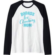 Mom Raglan Baseball Tee - Men Black\/White - View 1
