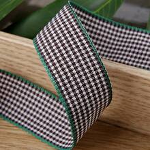 Plaid Striped Ribbon DIY Material Bow Gift Box Packaging Straw Hat Headband Checks Multi-Color Ribbon - Multicolor - View 25