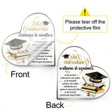 1pc Acrylic Graduation Decor, Inspiring Desktop Ornament, University/High School Graduation Gift For Men & Women, Office Desk Decoration, Graduation Ceremony Party Favor, Commemorative Collectible, 2026 Graduation Gift Office Desk Desk OfficeSupplies - 1PC - View 10