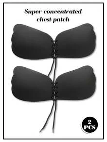 2pcs/Set Women's Strapless Invisible Bra, Lift And Plump, Backless Design, Adjustable Drawstring, Summer Lingerie Suitable For Various Occasions - Multicolor - View 16