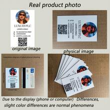 Tarjetas de felicitación personalizadas, tarjetas de visita con código QR, tarjetas personalizadas para eventos y mostradores, suministros de oficina y escuela, regalo personalizado DIY para empleados, estudiantes y clientes, tarjetas de graduación y de trabajo empresarial - Tarjetas de visita personalizadas - Ver 9