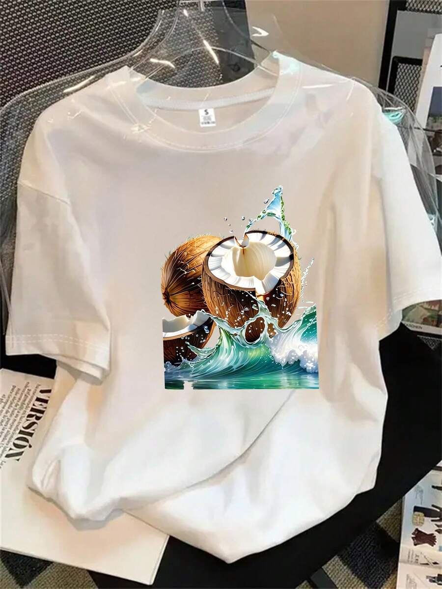 Halloween Graphic T-Shirt - White - View 1