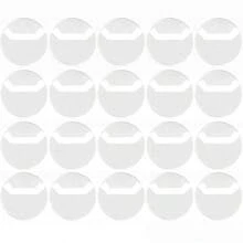 Can badge cover 58mm compatible high transparency round shape - 58mm - チェックする 1