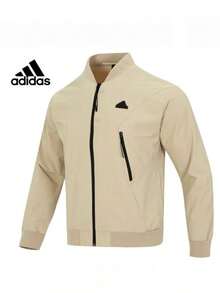 Adidas Jaket olahraga kasual pria TH BOM WV JKT - Khaki - View 1