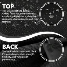 59" Garment Rack Cover, Clothes Closet Bag, Clothing Covers Hanging Rolling Only Portable Storage Zipper Rail Wardrobe Coat, Dustproof Cloth Bags Covering Fits Garmet Hanger Covers For Racks Suit Dress - Black - View 7