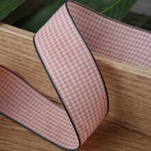 Plaid Striped Ribbon DIY Material Bow Gift Box Packaging Straw Hat Headband Checks Multi-Color Ribbon - Multicolor - View 27