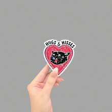 Hisses Sticker | Black Cat Sticker | Black Cat Energy | Sticker For Laptop | Funny Sticker | - Star Film - View 2