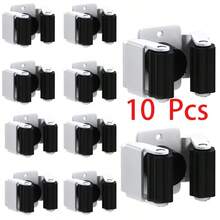 4/10pcs Wall Mounted Broom Holder Heavy Duty Tool Hooks Brush Storage Rack With Anti-Slip Silicone Teeth, Kitchen Bathroom Cabinet Garden Garage Organizer, Space-Saving Wall Hook Set For Home Storage Solutions - View 16